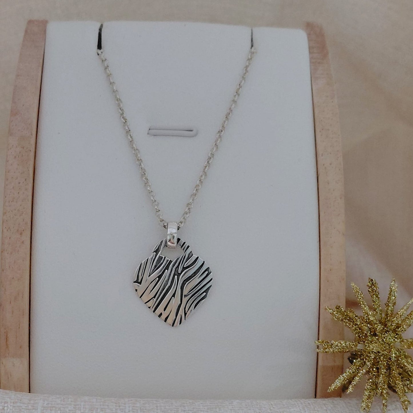 Dijes Corazón Animal Print